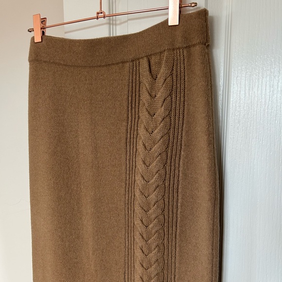 NWT INTERMIX Women’s L Cashmere Wool Blend High Waisted Pencil Skirt - Picture 5 of 10